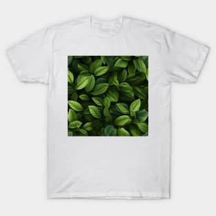 Green Leaves Pattern 9 T-Shirt